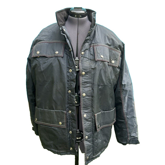 Vintage HONDA Line/HONDALINE Motorcycle Jacket Coat Made In USA Size Medium